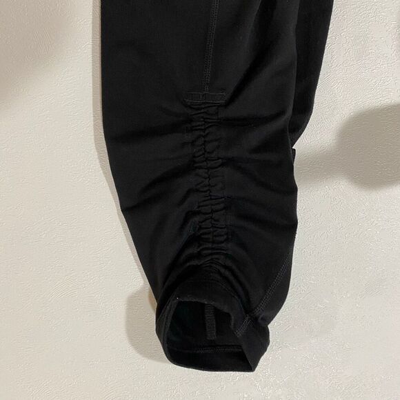 Athleta Black Ruched Ankle Jogger Pants Women’s Size Small - Picture 6 of 8